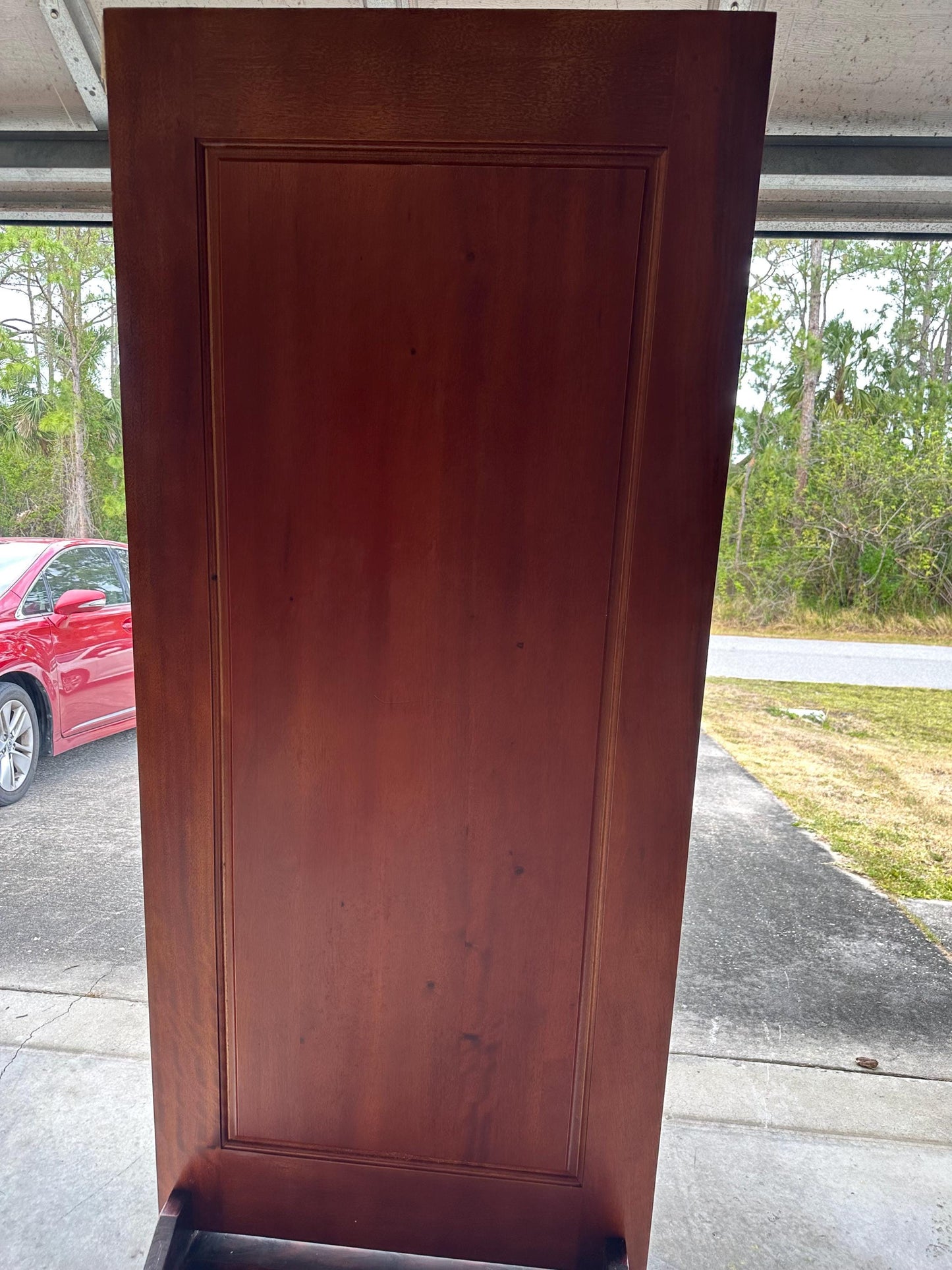 Foliage Door - Hand-carved Brazilian Mahogany Entryway Doors